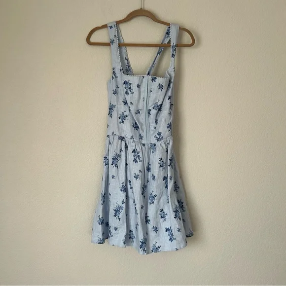 NWT Reformation Sheri Linen Dress in Crystalline NWT Reformation Sheri Linen Dress in Crystalline